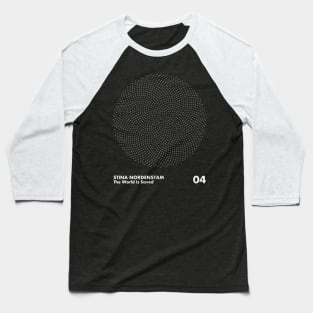 Stina Nordenstam / Minimal Graphic Design Artwork Baseball T-Shirt